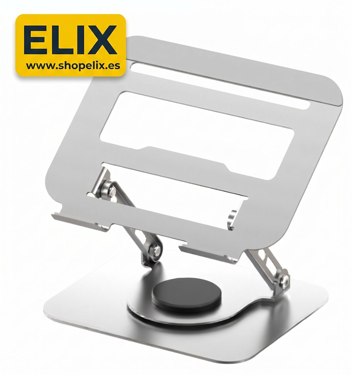 Soporte metálico de escritorio para portátil y tablet