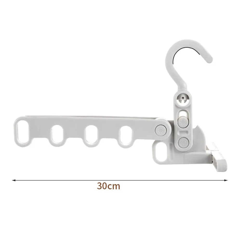 Tendedero plegable portátil de 5 orificios