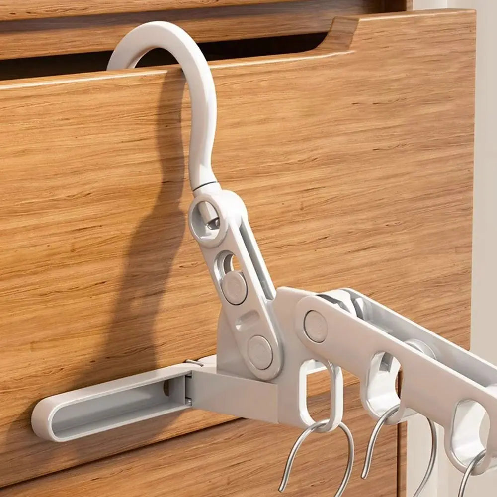 Tendedero plegable portátil de 5 orificios